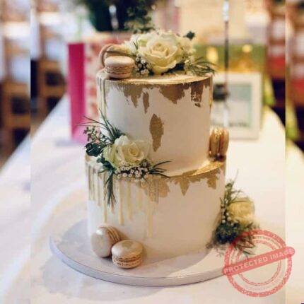 2 Tiers Beautiful Designer Cake by O’Clock in Lahore | Smilee
