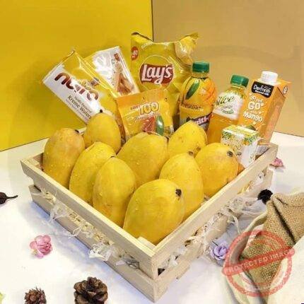 For Mango Lovers fruit basket for Get Well Soon | Smilee
