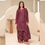 3 Piece Lawn Suit Embroidered (Unstitched) fashion gift for Eid | Smilee