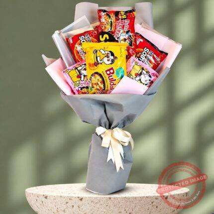 Mix Buldak Noodle Bouquet for Valentines Day | Smilee