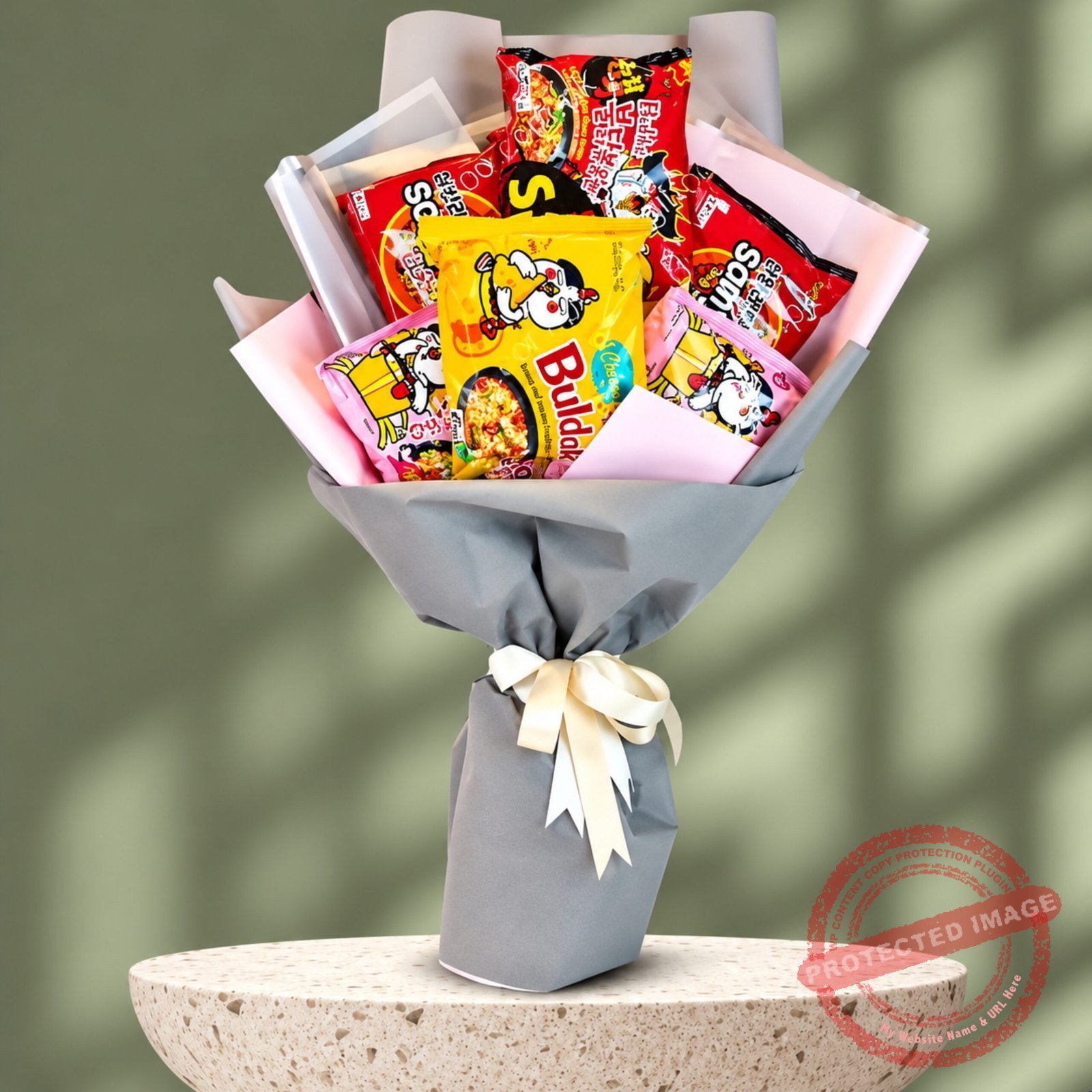 Mix Buldak Noodle Bouquet for Valentines Day Mix Buldak Noodle Bouquet for Valentines Day | Smilee