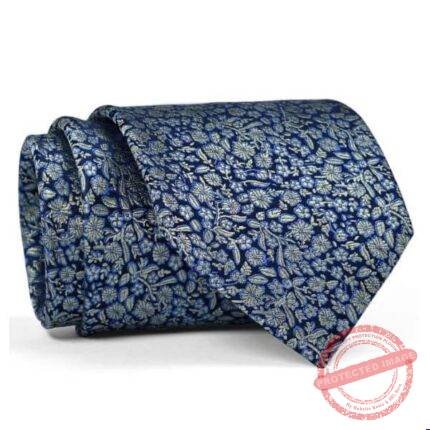 Navy Floral Tie gift by Men’s Accessories | Smilee