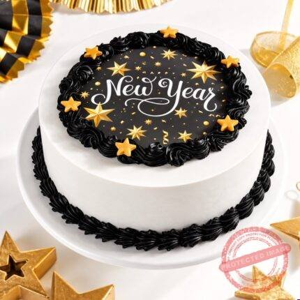 New Year Designer Cake - Gifts by Occasions | Smilee