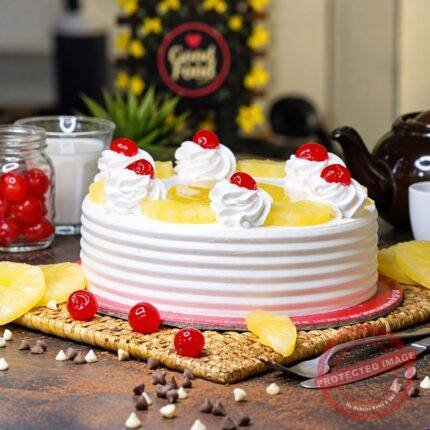 Pineapple Cake by Black & Brown in Hyderabad | Smilee