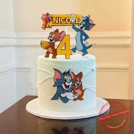 Tom and Jerry Theme Cake by O’Clock in Lahore | Smilee