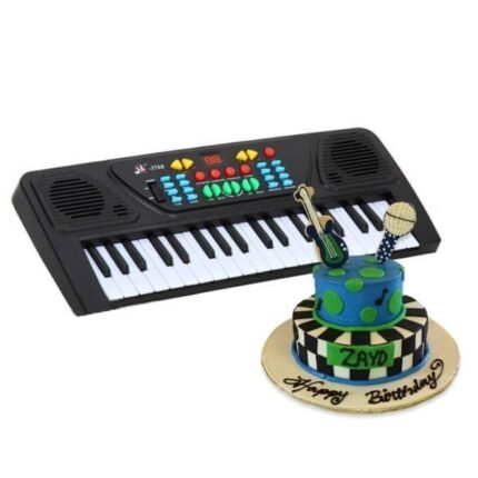 Musical Instrument Cake with Piano Keyboard - Gifts for Kids | Giftoo Pakistan