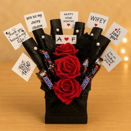 Chocolate Box Black - Anniversary Gifts | Giftoo Pakistan