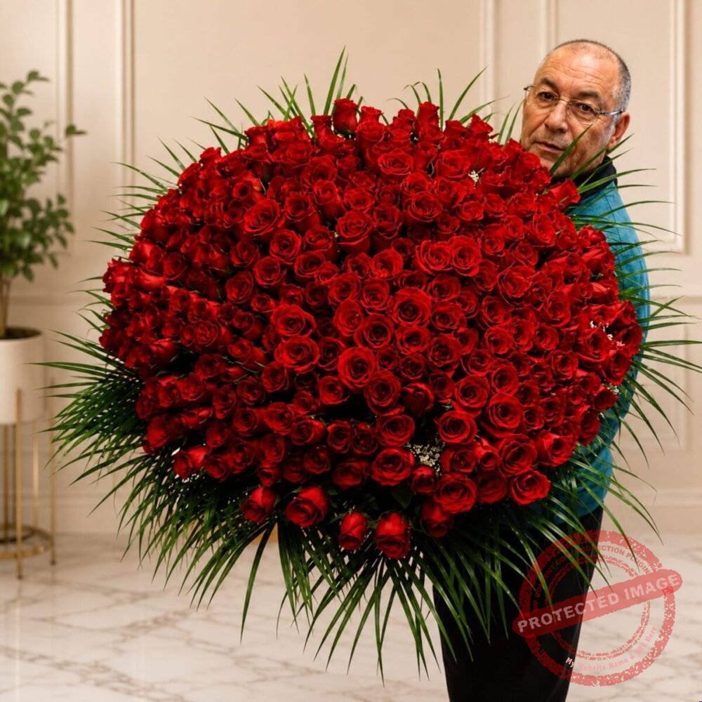 Extra Large Size Red Roses Bouquet – FLOWERS Extra Large Size Red Roses Bouquet - FLOWERS | Giftoo Pakistan
