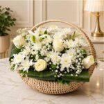 White Theme Imported Flowers - Premium Quality Flowers | Giftoo Pakistan