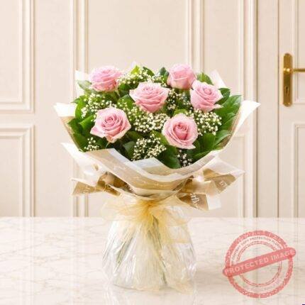 Six Stolen Kisses – Pink - Premium Quality Flowers | Giftoo Pakistan