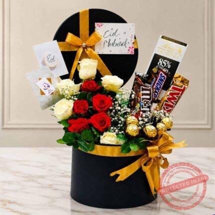 Round Chocolate Box - Anniversary Gifts | Giftoo Pakistan
