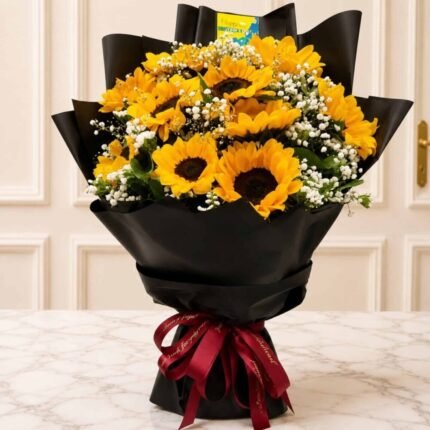 Sunflower Bouquet - Faisalabad Flowers | Giftoo Pakistan