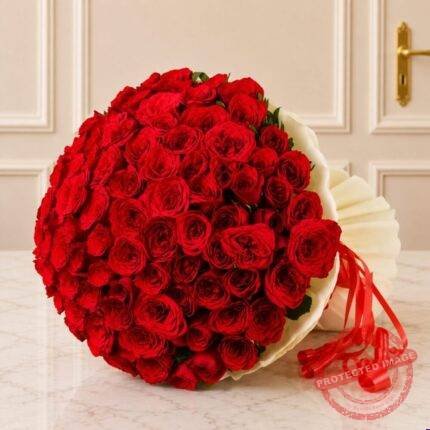 15 Dozen Red Roses Bouquet - Anniversary Gifts | Giftoo Pakistan