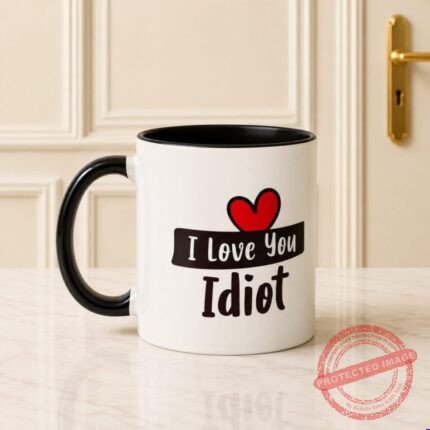 I Love You Idiot Mug - Anniversary Gifts | Giftoo Pakistan