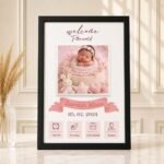 Born Baby Frame - Customized Printed Frames | Giftoo Pakistan