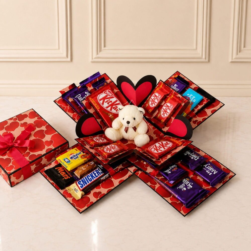Chocolates Explosion Box – Customize Gift Box Chocolates Explosion Box - Customize Gift Box | Giftoo Pakistan