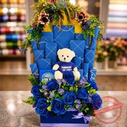 Blue Landscape Box - Anniversary Gifts | Giftoo Pakistan