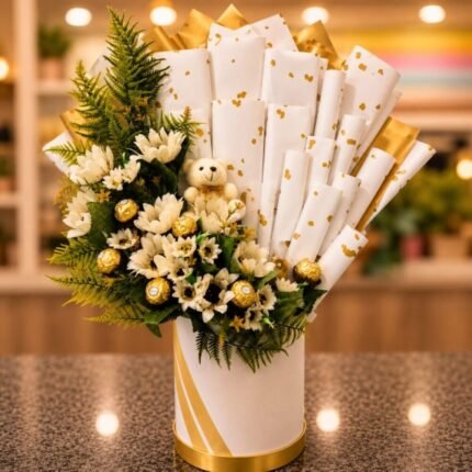 White Theme Box - Anniversary Gifts | Giftoo Pakistan