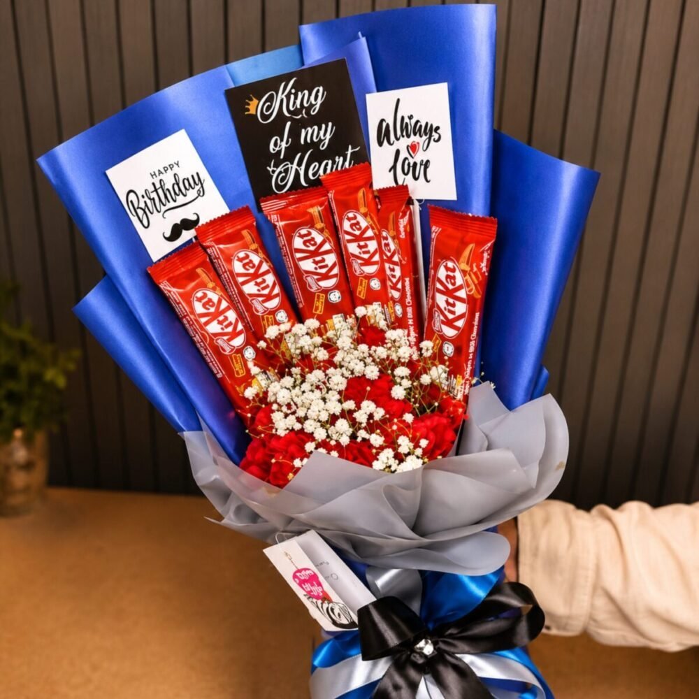 Purple KitKat Bouquet – Anniversary Gifts Purple KitKat Bouquet - Anniversary Gifts | Giftoo Pakistan