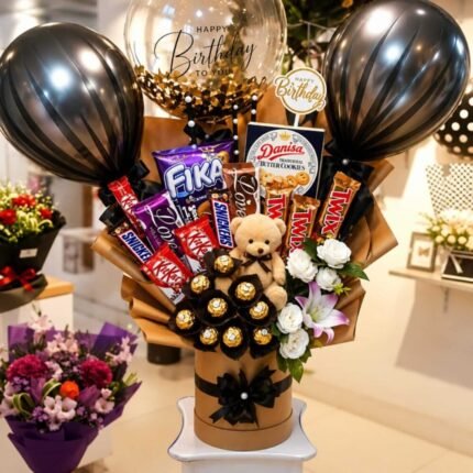 Round Chocolate Box - Anniversary Gifts | Giftoo Pakistan