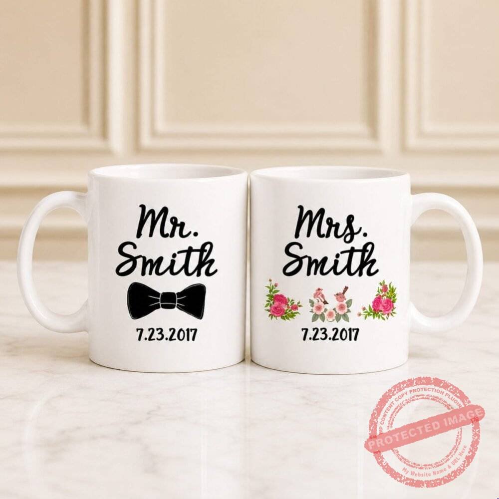 Mr. and Mrs. Name with Date Mug – Anniversary Gifts Mr. and Mrs. Name with Date Mug - Anniversary Gifts | Giftoo Pakistan