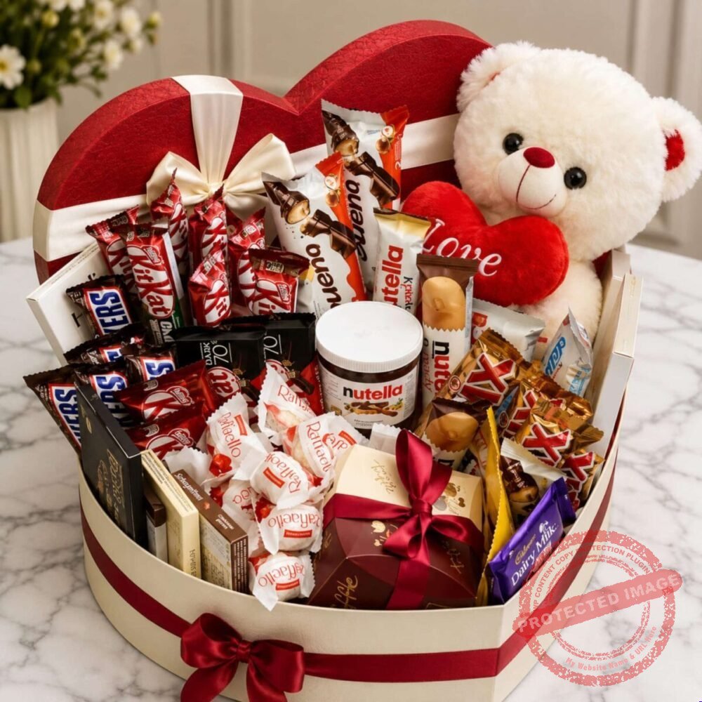 Heart Shape Mix Chocolate Box – Anniversary Gifts Heart Shape Mix Chocolate Box - Anniversary Gifts | Giftoo Pakistan