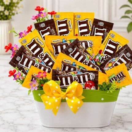 M & M’S Chocolate Basket - Anniversary Gifts | Giftoo Pakistan