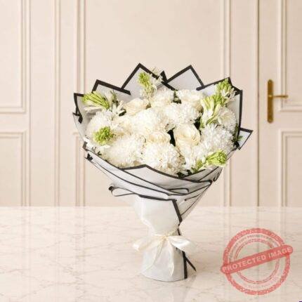 Wonderfully White - Premium Quality Flowers | Giftoo Pakistan