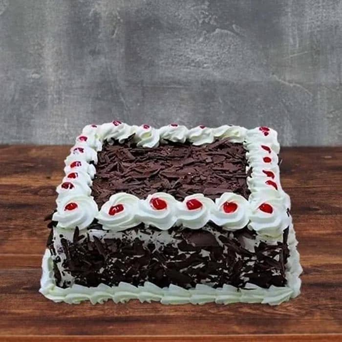 4 Pounds Black Forest Square Cake – Cake O’Clock 4 Pounds Black Forest Square Cake - Cake O’Clock | Giftoo Pakistan