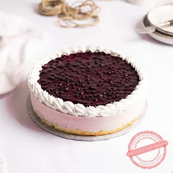 Blueberry Mousse Cake – Baba Bakers Cakes Blueberry Mousse Cake - Baba Bakers Cakes | Giftoo Pakistan
