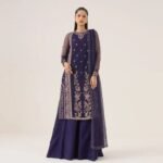 3 Piece – Embroidered Net Suit - Eid Gifts | Giftoo Pakistan