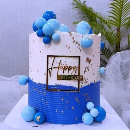Navy Blue Theme Cake - Cake O’Clock | Giftoo Pakistan