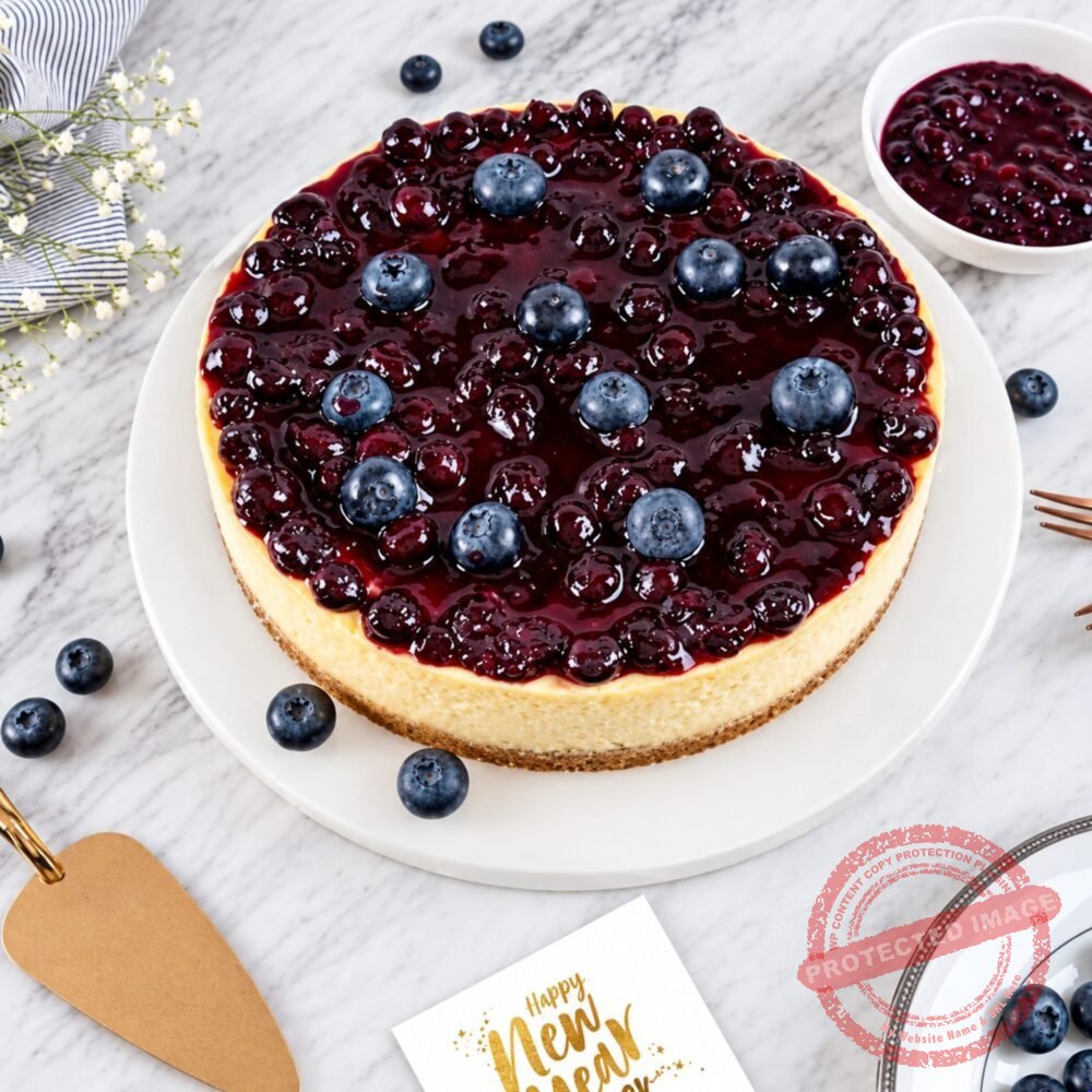 Blueberry Cheese Cake – Karachi Cakes Blueberry Cheese Cake - Karachi Cakes | Giftoo Pakistan