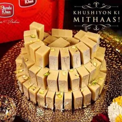 1 kg Badam Barfi - Bundu Khan Sweets | Giftoo Pakistan