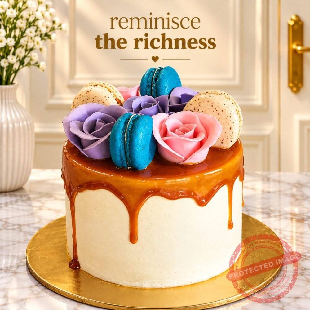 Caramel Fantasy Cake 2.5 Lbs - Aztec Cakes Karachi Caramel Fantasy Cake 2.5 Lbs - Aztec Cakes Karachi | Smilee