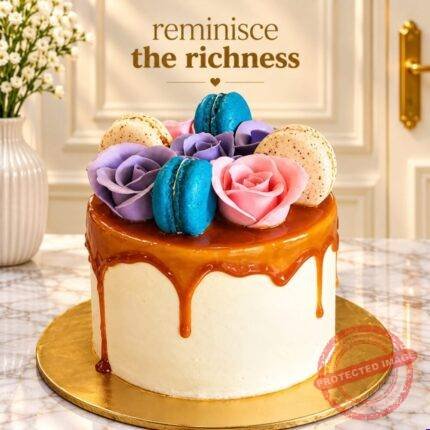 Caramel Fantasy Cake 2.5 Lbs - Aztec Cakes Karachi | Giftoo Pakistan