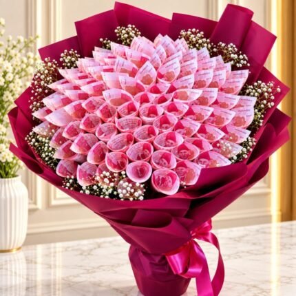 Cash Bouquet in New Style - Anniversary Gifts | Giftoo Pakistan