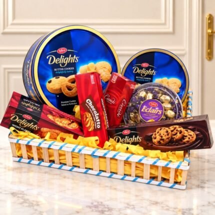 Cookies Gift Basket - Chocolates Basket | Giftoo Pakistan