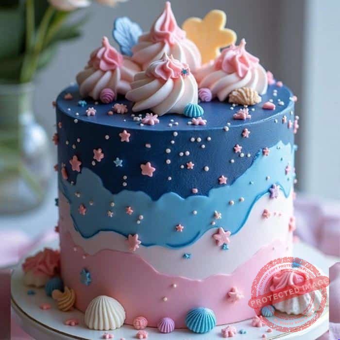 Beautiful Blue Cake – Cake O’Clock Beautiful Blue Cake - Cake O’Clock | Giftoo Pakistan