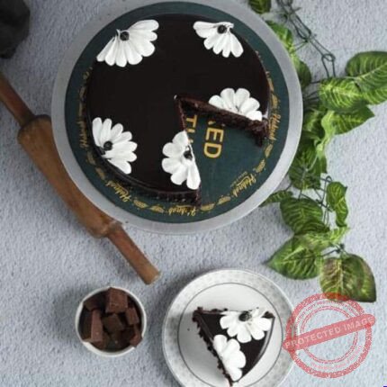 Chocolate Double Fudge Cake Hobnob - Karachi Cakes | Giftoo Pakistan