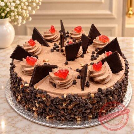 Chocolate Chip Cake - The Bakers Inn Faisalabad | Giftoo Pakistan