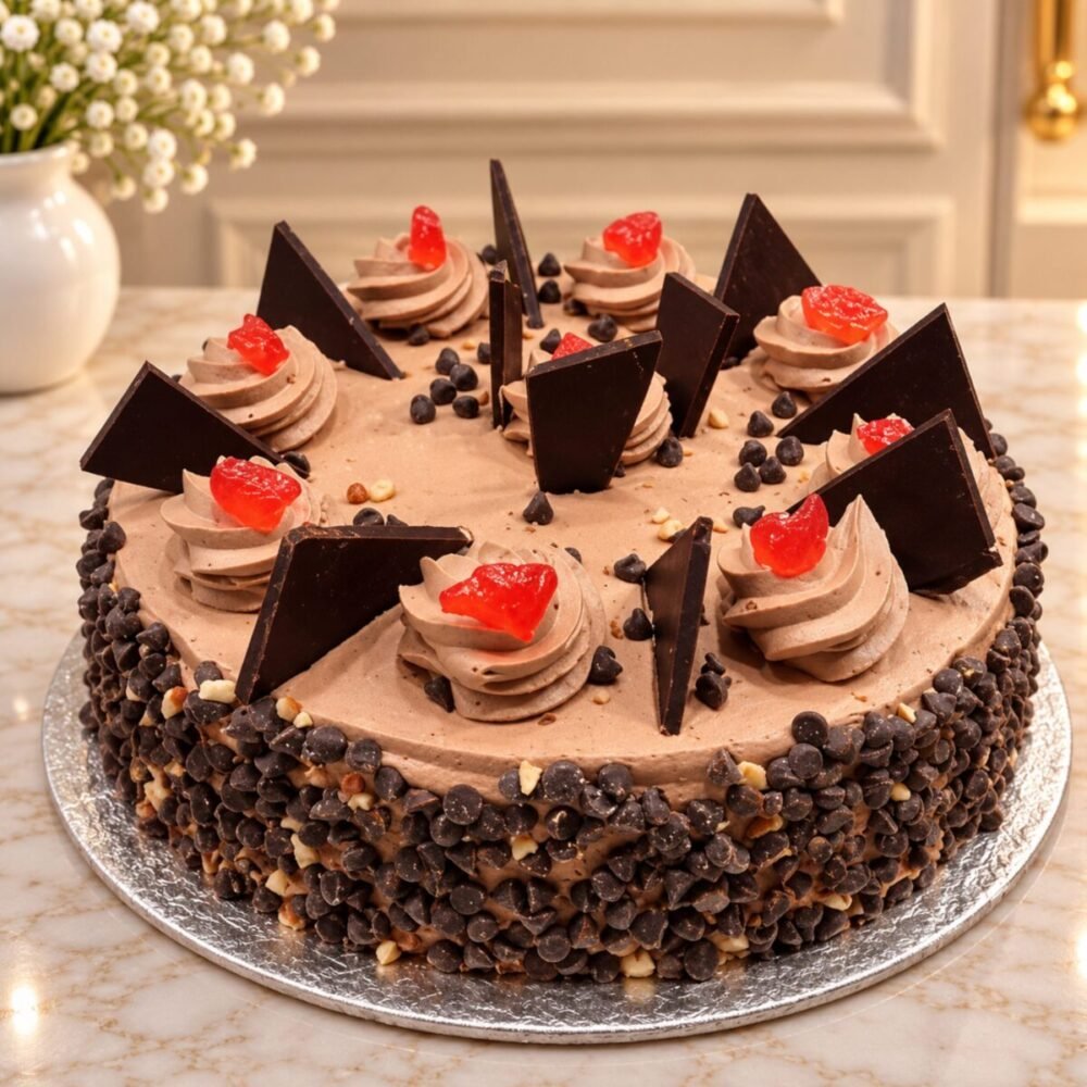 Chocolate Chip Cake – The Bakers Inn Faisalabad Chocolate Chip Cake - The Bakers Inn Faisalabad | Giftoo Pakistan