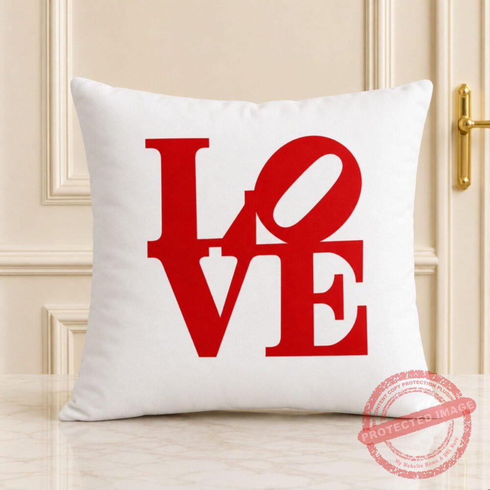 Red Love Cushion – Anniversary Gifts Red Love Cushion - Anniversary Gifts | Giftoo Pakistan