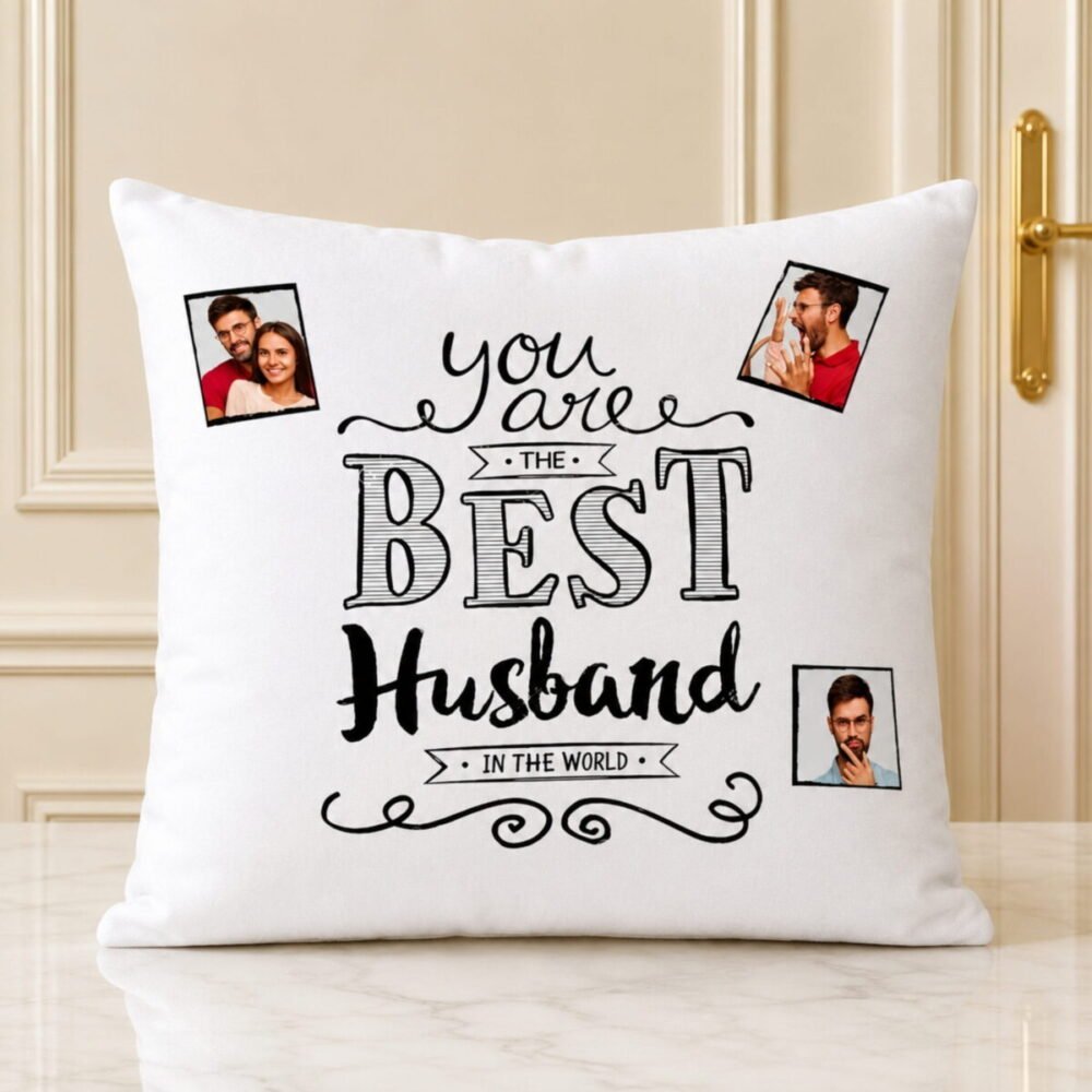You Are Best Husband Mini Pic Cushion – Anniversary Gifts You Are Best Husband Mini Pic Cushion - Anniversary Gifts | Giftoo Pakistan
