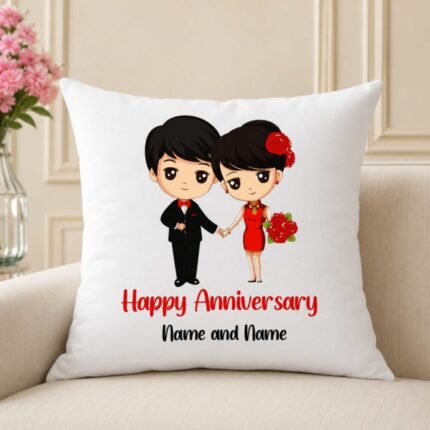 Anniversary Love Cushion - Anniversary Gifts | Giftoo Pakistan