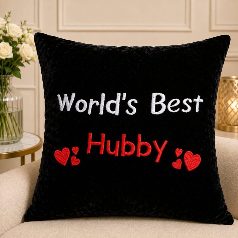 Best Hubby Cushion – Anniversary Gifts Best Hubby Cushion - Anniversary Gifts | Giftoo Pakistan