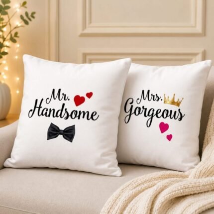 Mr & Mrs Cushions - Birthday Gifts | Giftoo Pakistan