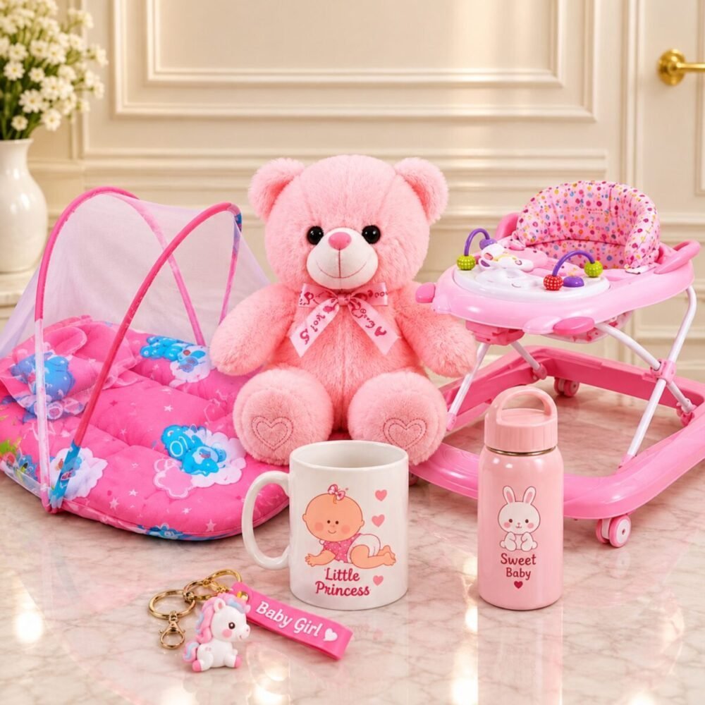 New Born Baby Girl Deal 2 – Kids Gift Combos New Born Baby Girl Deal 2 - Kids Gift Combos | Giftoo Pakistan