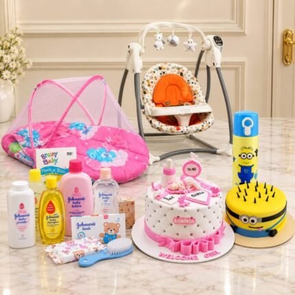 New Born Baby Girl Deal 6 - Kids Gift Combos | Giftoo Pakistan
