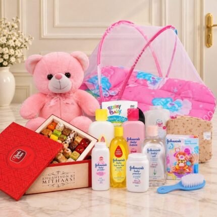 New Born Baby Girl Deal 5 - Congratulations Gifts | Giftoo Pakistan